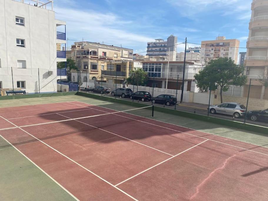 Apartamento 1ª Linea De Playa - Con Piscina Y Parking Playa de Gandia Ngoại thất bức ảnh