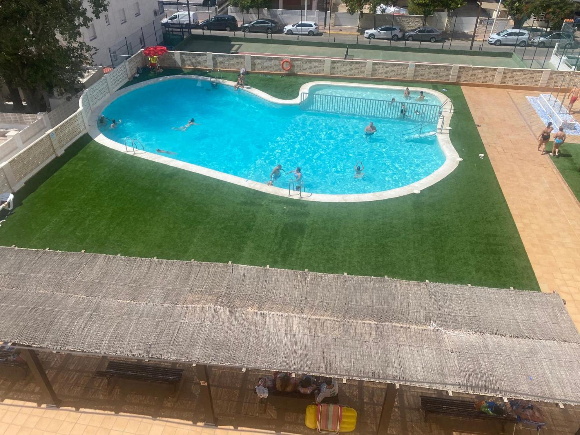 Apartamento 1ª Linea De Playa - Con Piscina Y Parking Playa de Gandia Ngoại thất bức ảnh