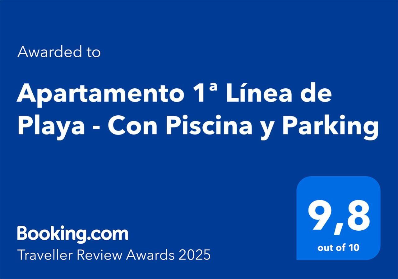 Apartamento 1ª Linea De Playa - Con Piscina Y Parking Playa de Gandia Ngoại thất bức ảnh